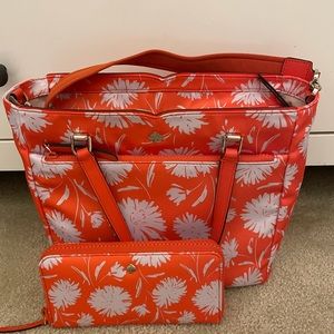 Brand new satchel and matching wallet!